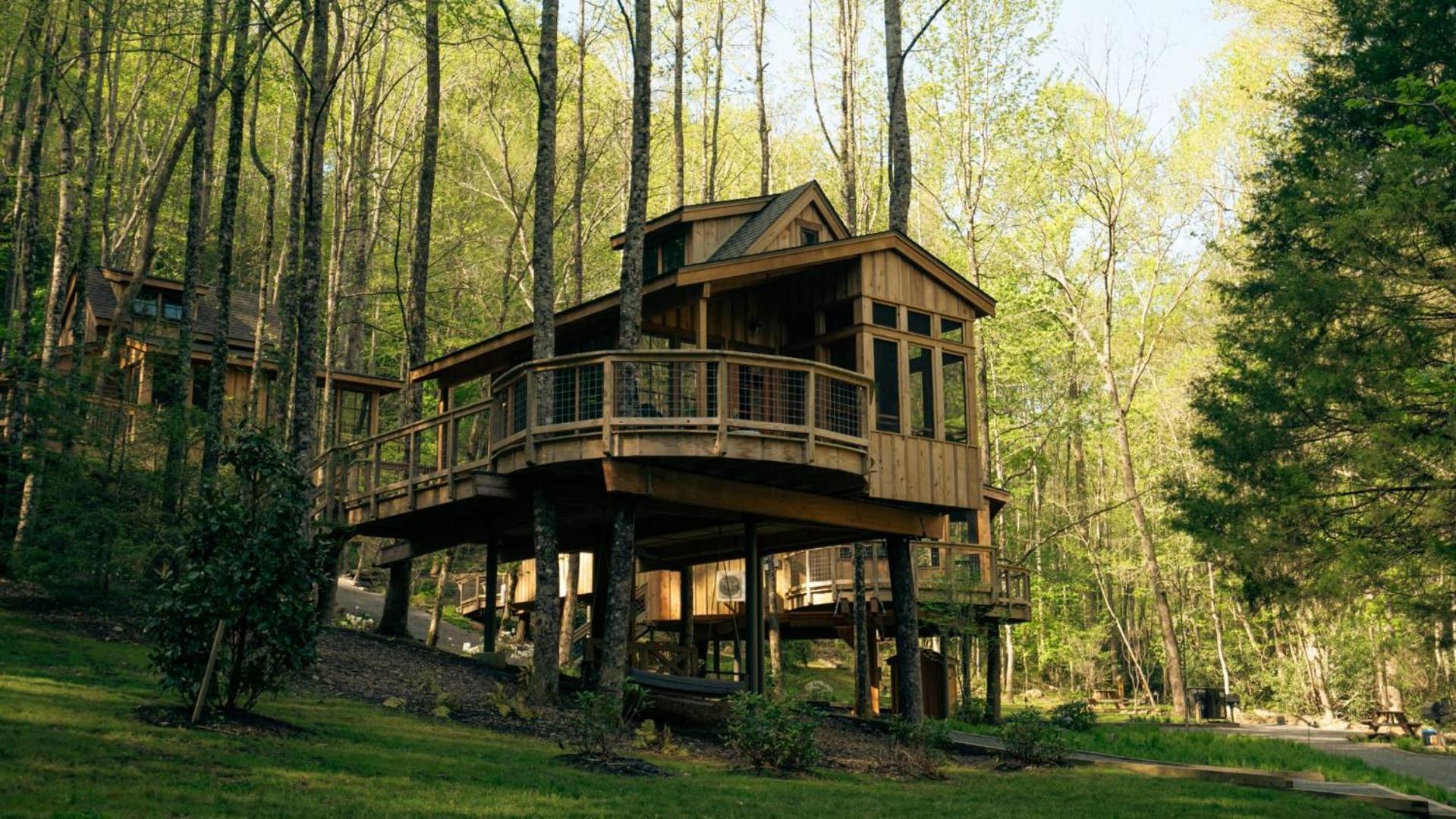 The Magnolia In Treehouse Grove At Norton Creek Villa Gatlinburg Dış mekan fotoğraf