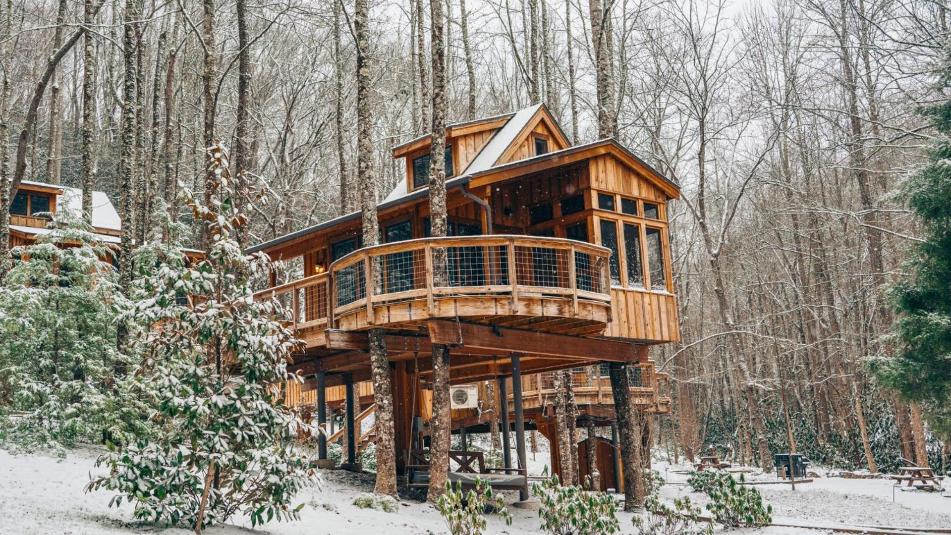 The Magnolia In Treehouse Grove At Norton Creek Villa Gatlinburg Dış mekan fotoğraf
